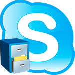 Где хранится история Skype