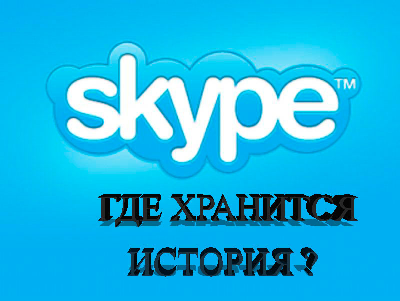 Где хранится история Skype